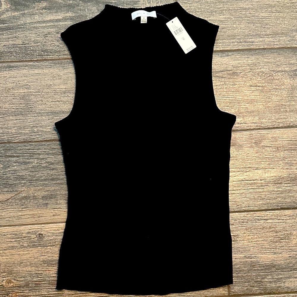 Black Sleeveless Top